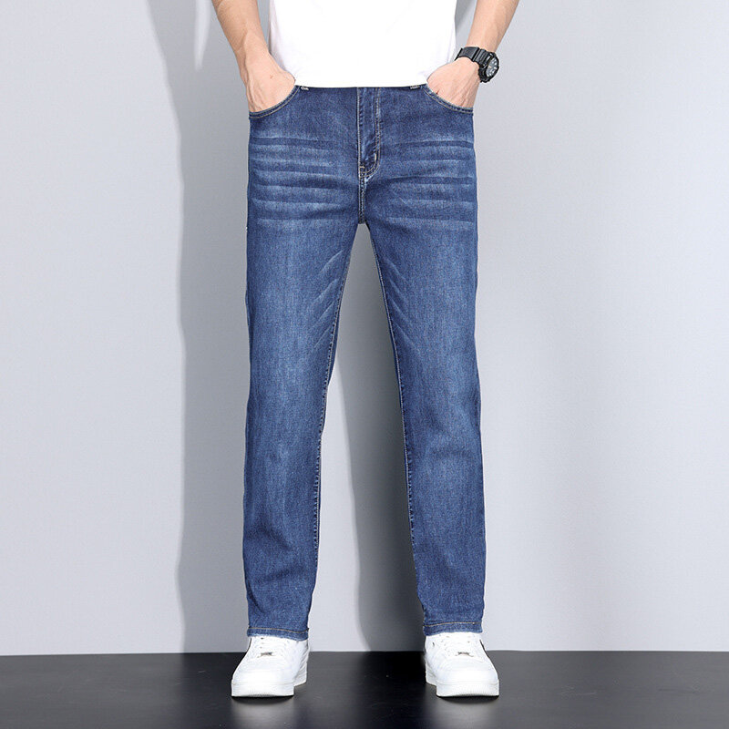 Pantalones vaqueros Extra largos para hombre, jeans alargados de 190, modelos extra largos de 115 cm, versión más larga de primavera, 120