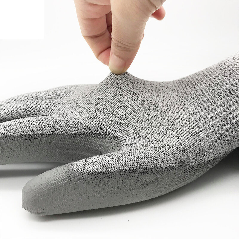 1 пара = 2 шт., Нескользящие перчатки с полиуретановым покрытием