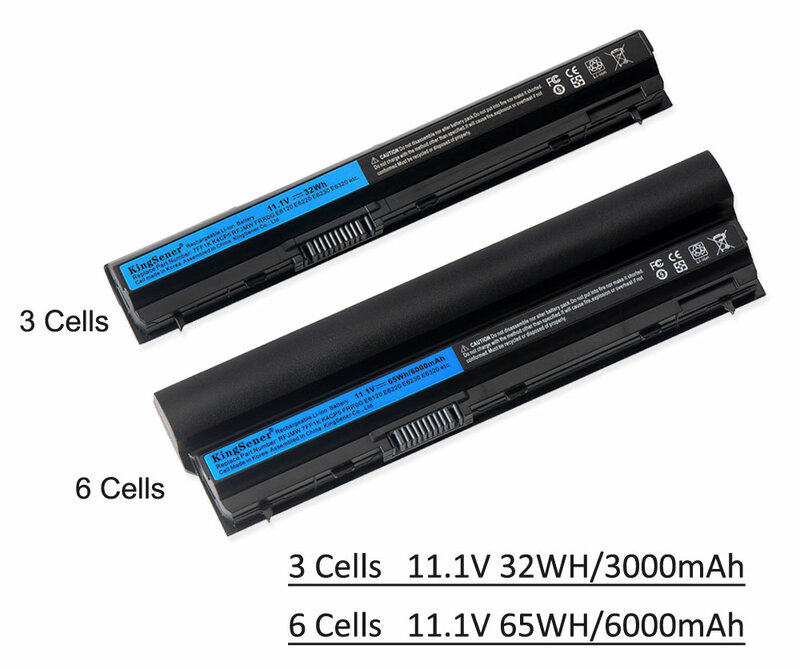KingSener-Batterie pour ordinateur portable DELL Latitude, 11.1V, 6000mAh, RFJMW, 7FF1K, E6320, E6330, E6220, E6230, E6120, FRR0G, KJ321, K4CP5, J79tage