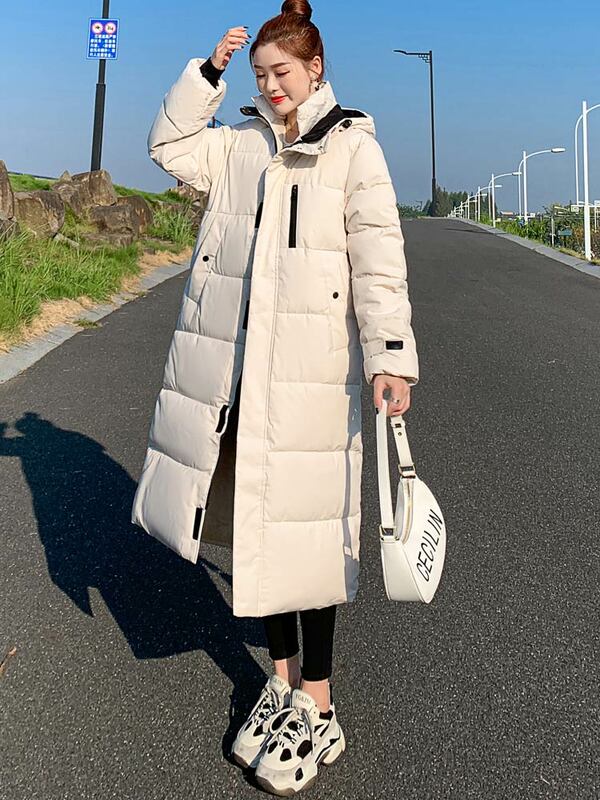 VIELICht-女性用ロングジャケット,ジッパー付きポケット付き,冬用ジャケット,女性用ウインドブレーカー,カジュアル,アウター