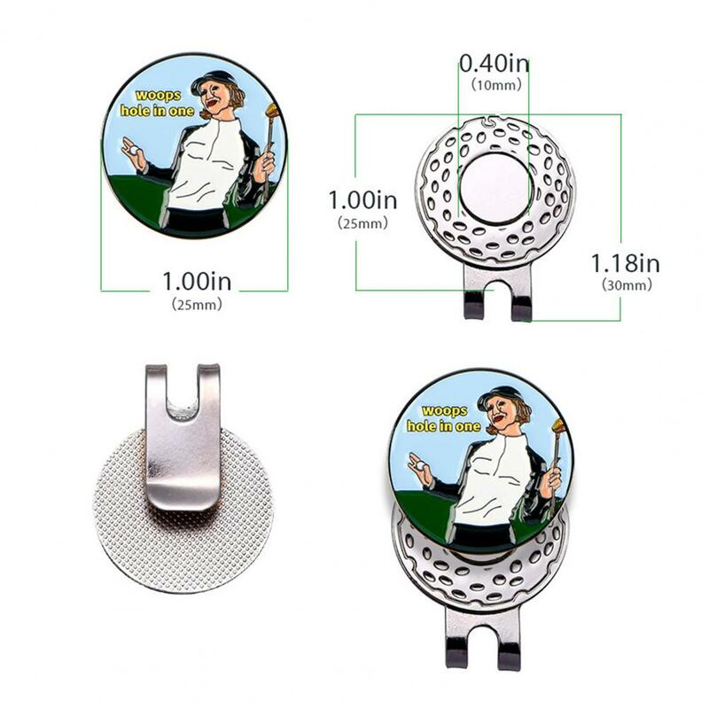 Golfbal Positiemarkering Compact Formaat Golfmarkeringstool Golfbal Positiemarkering Met Hoedenclip
