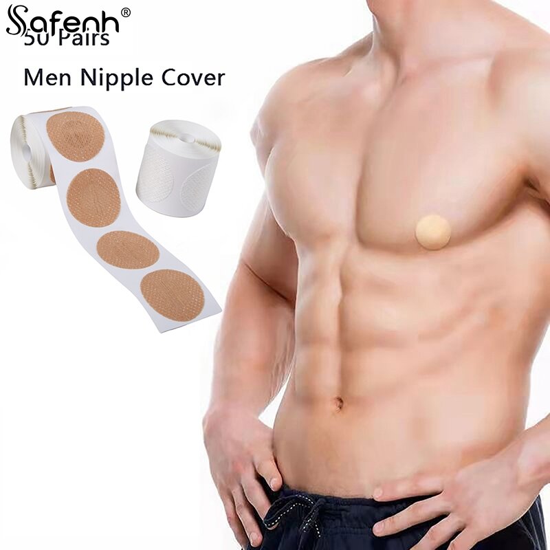 5/10/50pair Men Nipple Cover Tape Pasties Adhesive Sticker Bra Pad Women Invisible Breast Lift Bra Running Protect Nipples Chest