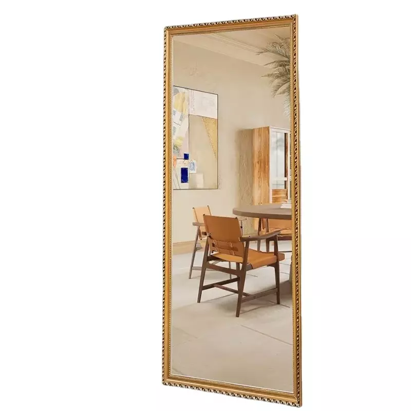 Ganzkörper spiegel mit Steh halters piegel für Schlafzimmer Dressing versand kostenfrei an Wand oder Wand für Schlafzimmer gelehnt
