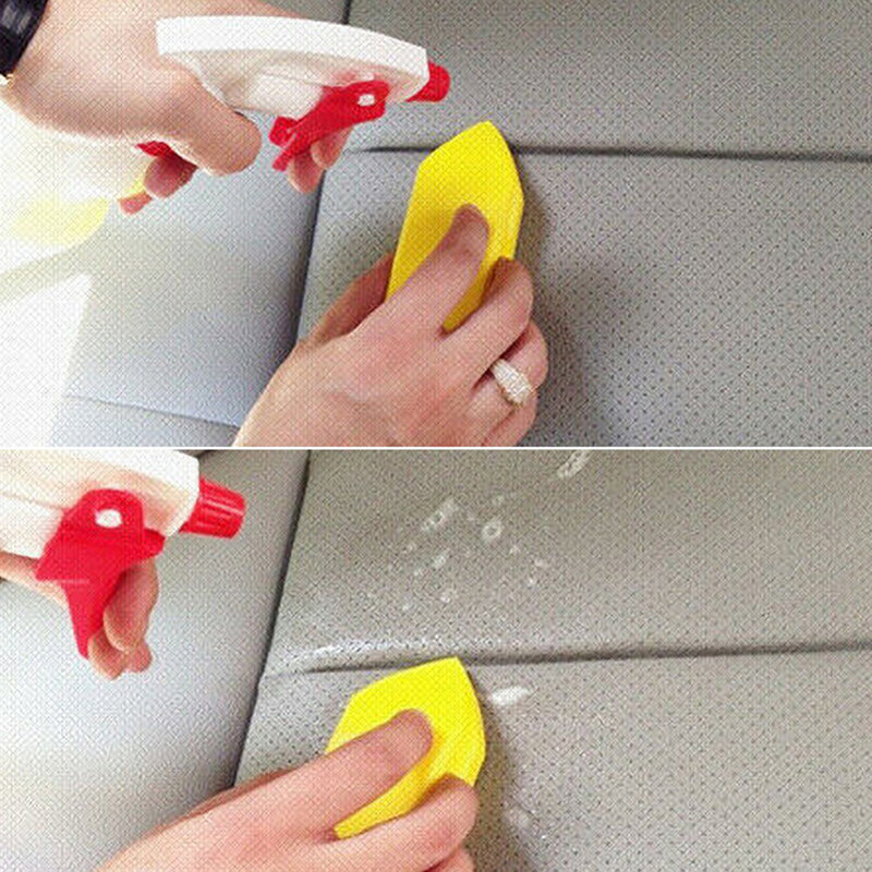 1pcs cura del sedile in pelle per auto dettagli pulisci Nano Brush Duster Sponge Pads