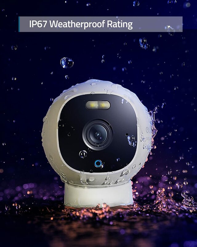 Eufy Perlindungan Keamanan Solo OutdoorCam C24 Kamera Keamanan Luar Ruangan Resolusi 2K Lampu Sorot Warna Penglihatan Malam Tidak Ada Biaya Bulanan