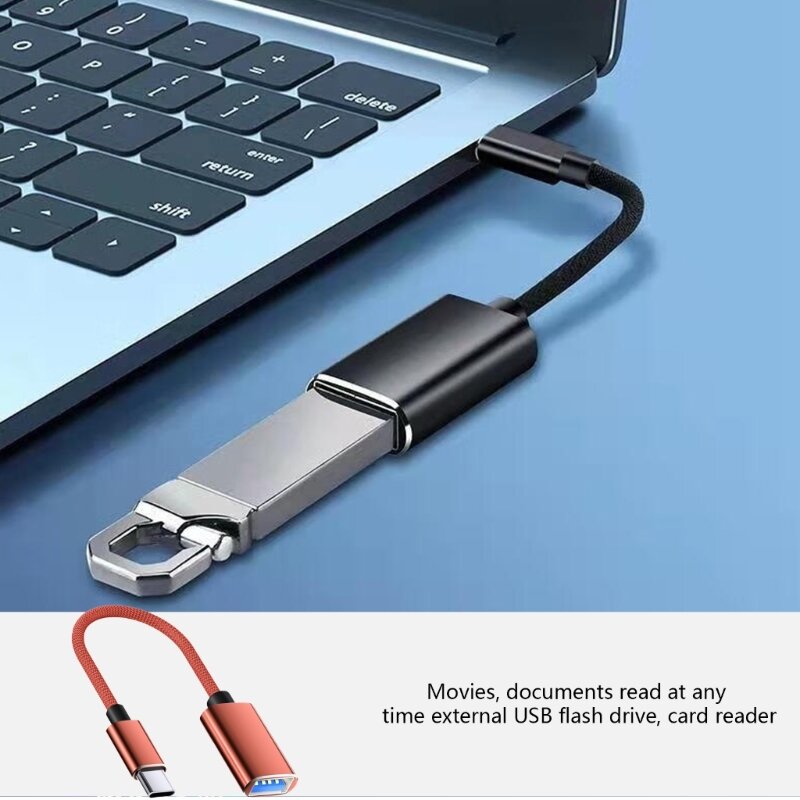 5.9inch Type naar USB3.0 OTG Adapter Lijn USB Male naar USB Female Converters Kabel Koord Korte Verbinding data Draad