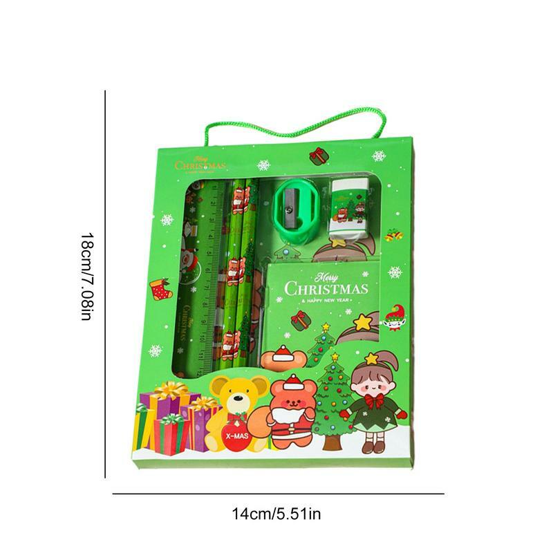 Christmas Stationery Gift Set Student Gift Box Stationery Set Multiple Colors Stationery Supplies For Kindergarten Prizes