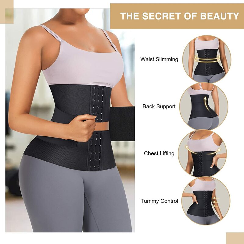 Waist Trainer for Women Under Clothes Underbust Segmented Corsets Cincher Invisible Seamless Hourglass Shapewear