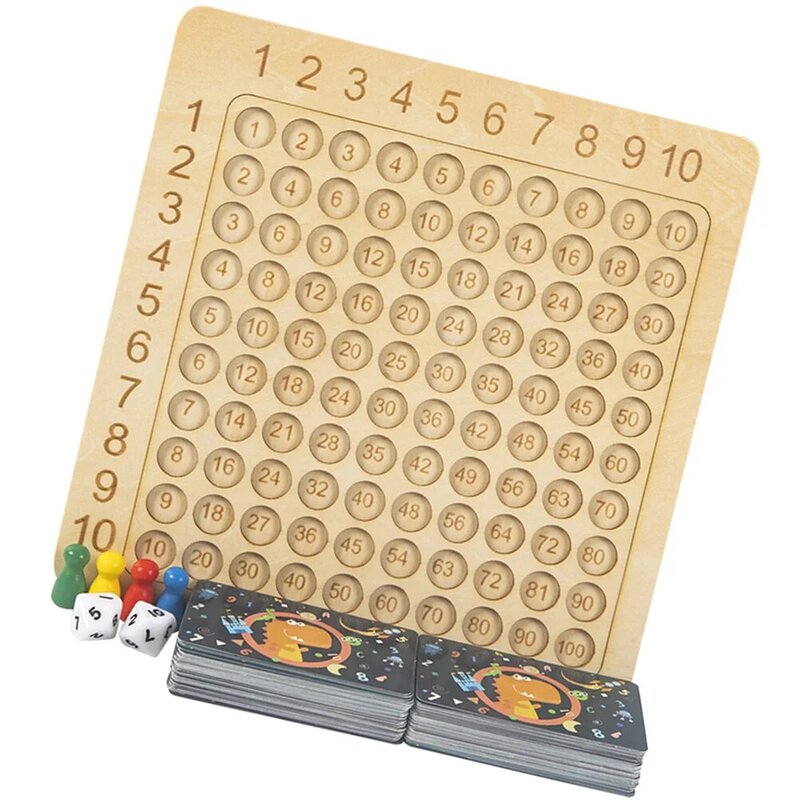 1 Set mainan papan perkalian anak, mainan menghitung perkalian Anak Game matematika