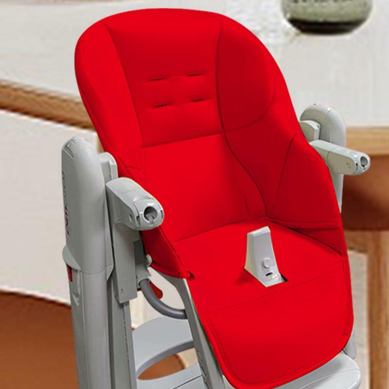 غطاء حماية كرسي مرتفع من الجلد الصناعي الناعم ، وسادة مقعد الطفل ، هدية الآباء الجدد ، Peg Perego Tatamia