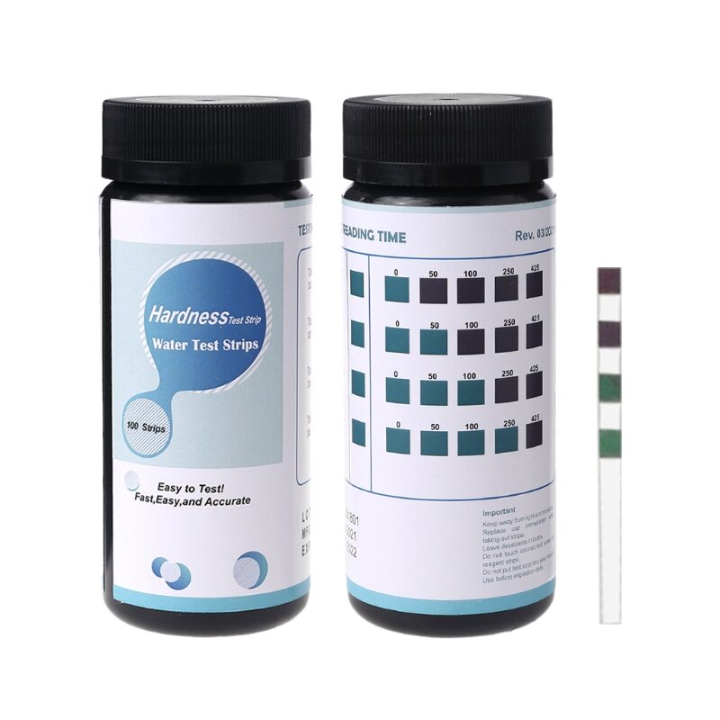 Drinking Water Test Professional Hardness Testing Kits Tap & Well Water Test Strips 50 Strips Easy Operation Strips