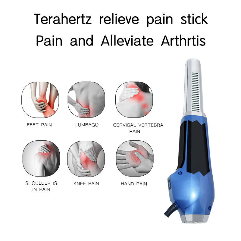 Asciugacapelli per alleviare il dolore strumento per fisioterapia cellulare Terahertz Thz Blower bacchetta per massaggio Terahertz Therapy Wave Deivce