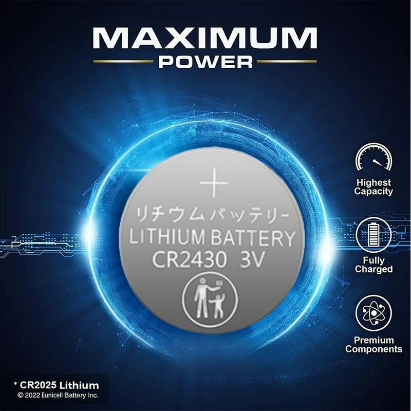 Nowa bateria litowa CR2430 3V CR 2430 DL2430 BR2430 280mAh przycisk baterie monety do brelok zegarka budzik