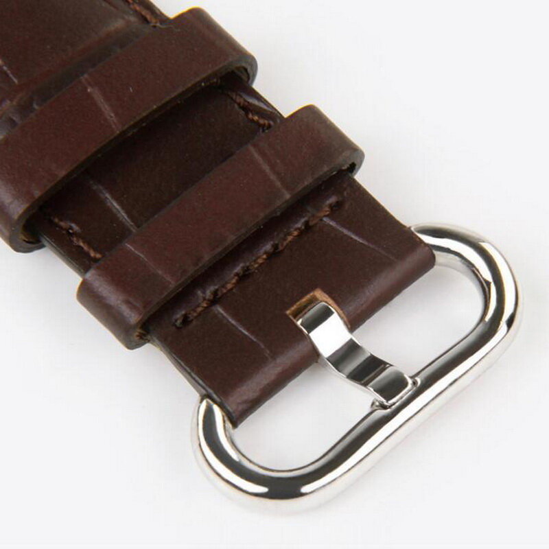 18mm 20mm 22mm Stainless Steel Metal Watch Band Buckle Round Clasp Silver For Rubber Leather Strap Bracelet 3mm Pins Accessories