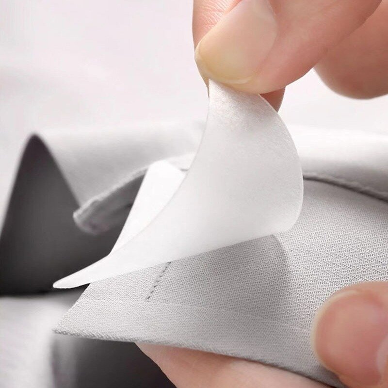 Adesivi Shaper per colletto alla coreana adesivi Anti Curl Collar stay prevenire la deformazione Polo Shaping Patch evita i cuscinetti fissi in rotolo