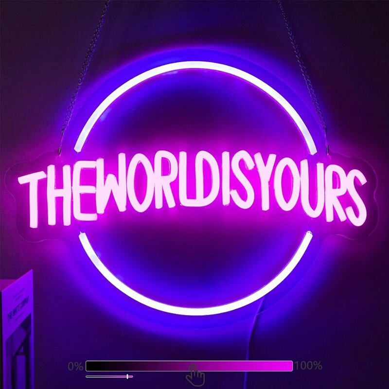 Neon Sign for Wall Decor, Neon Dimmable LED Signs Bedroom, Neon Light Up Signs Home Accessories Beer Bar Wedding Birthday Party