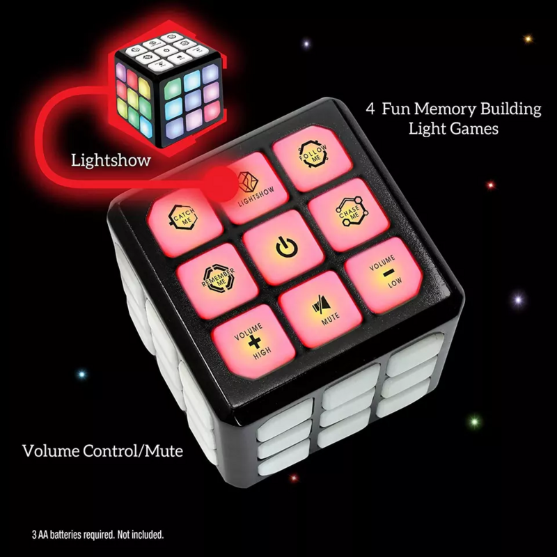 Gioco palmare 4 in 1 Stem Toy cubo lampeggiante memoria elettronica e gioco del cervello per bambini ragazzi e ragazze