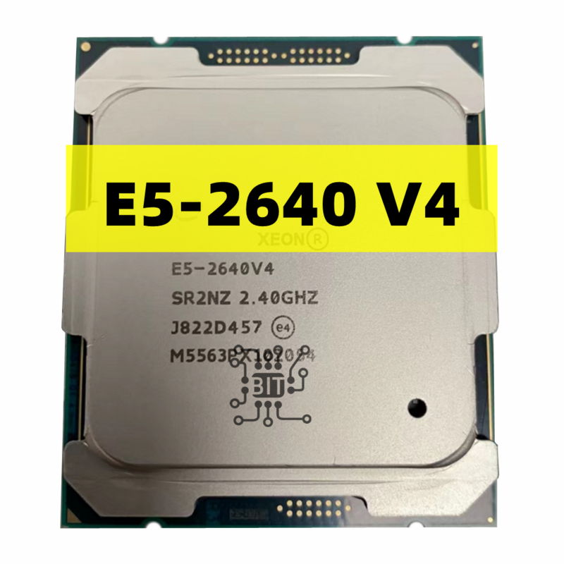 Xeon-E5-2640V4 E5-2640V4, 2,40 GHZ, 10 núcleos, 25MB, SmartCache, E5, 2640, V4, FCLGA2011-3, 90W, E5-2640, V4, envío gratis