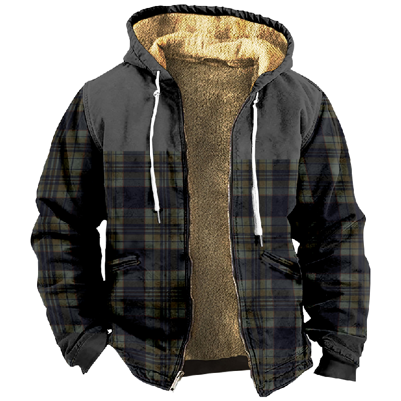 Nuovo cappotto di cotone creativo maglione con cappuccio stampa Casual maglione con cerniera a maniche lunghe cappotto di cotone spesso inverno a01
