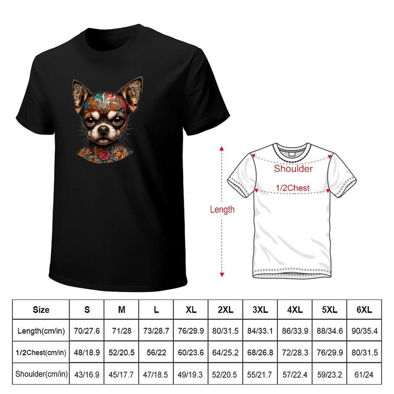 Bad Chihuahua dog T-shirt aesthetic clothes boys whites sweat mens funny t shirts