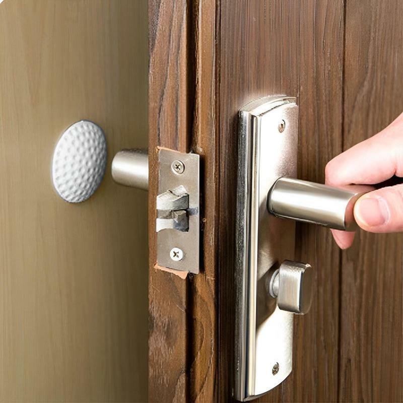 Door Knob Crash Pad Knob Crash Silicone Pad Anti Collision Mute Doorknob Guard Door Buffer Door Handle Stopper Wall For Kitchen
