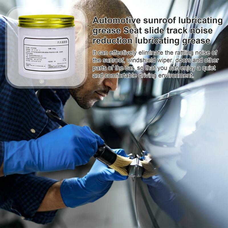 Carro Sunroof faixa lubrificante graxa, graxa impermeável resistente a altas temperaturas, portas de vidro deslizantes, multiuso, novo