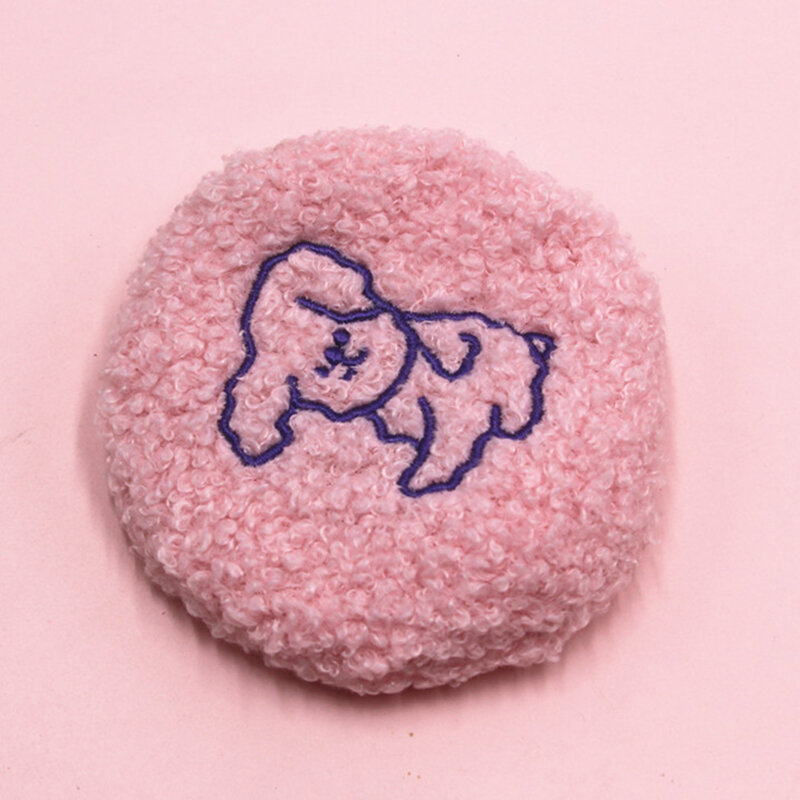 11cm Kid Cute Clouds Smiley Face Bear Plush Coin Purse Cartoon Zipper Plush Pouch Purse Fone de ouvido Saco cosmético Saco De Armazenamento