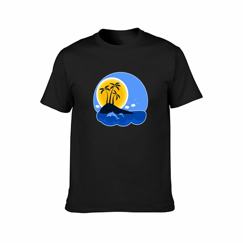 Camiseta de verano para niño, ropa estética, camisetas negras con estampado de animales