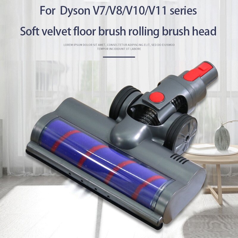 Dyson掃除機用電気床ブラシヘッド,交換部品,ローラー,新品