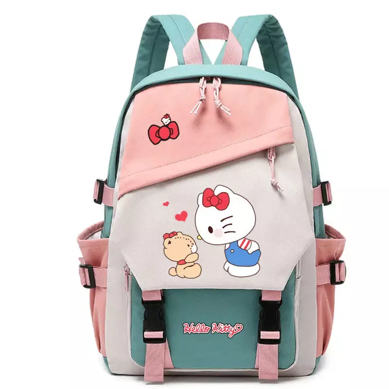 Sanrio Hellokitty Hello Kitty Schoolbag High School Junior High School Male and Female Students Lightweight Backpack