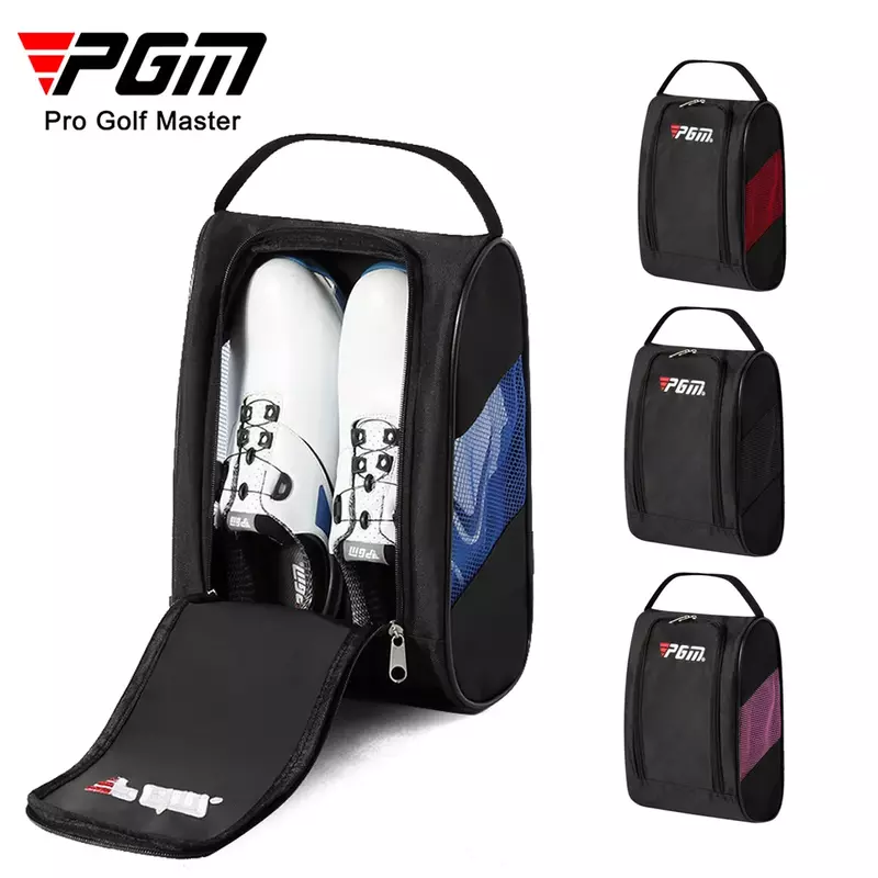PGM bolsa de zapatos de Golf, bolsa de ropa, bolsa de zapatos para deportes al aire libre, bolsa de Golf portátil, transpirable y resistente, accesorios deportivos de Golf de suciedad