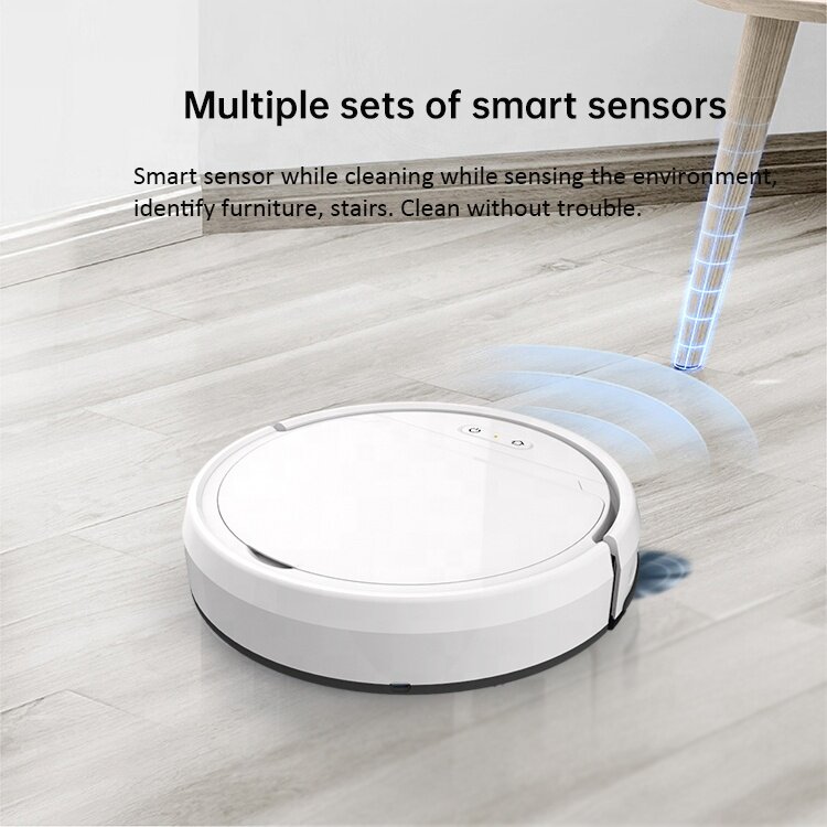 스마트 바닥 청소 대걸레 3 in 1 기능 로봇 자동 진공청소기, 프로모션 아이템 최고의 가격