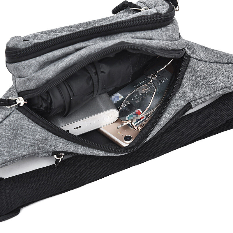 Women Man Waist Fanny Pack Belt Travel Bag Phone Purse Chest Pouch Bullet Pack Messenger Crossbody Shoulder Bag Unisex Handbag