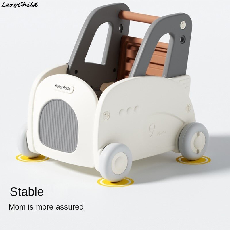 Lazychild-cochecito andador para bebé, antivuelco multifuncional para aprender a caminar, bicicleta de equilibrio para bebé, Kinder Fahrad, noticias