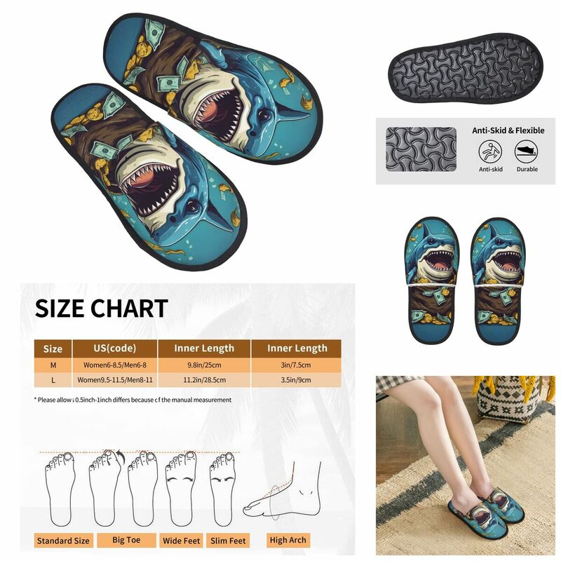 3D printing Men Women Furry Indoor slippers,Various Colorful Tropical Fish Cosy special Anti-skid Slippers