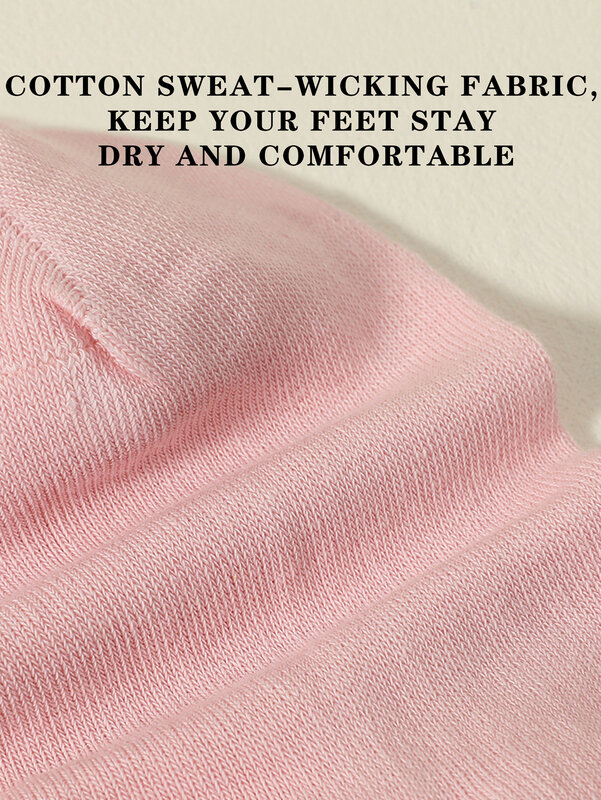 女性のための目に見えない綿の靴下,通気性のあるスリッパ,3ペア