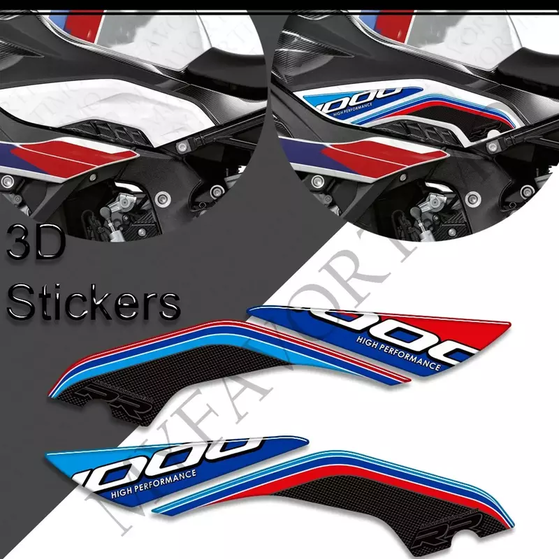 Наколенник для бака мотоцикла, боковые ручки, газовое топливо, масло, фотодефлектор ветра для BMW S1000RR