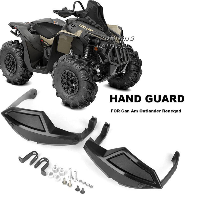 Renegade DS G2 G2L G2S ATV Hand Guard Wind Deflector Handlebar Protector Kit for Can-Am Outlander 450 500 650 800 1000