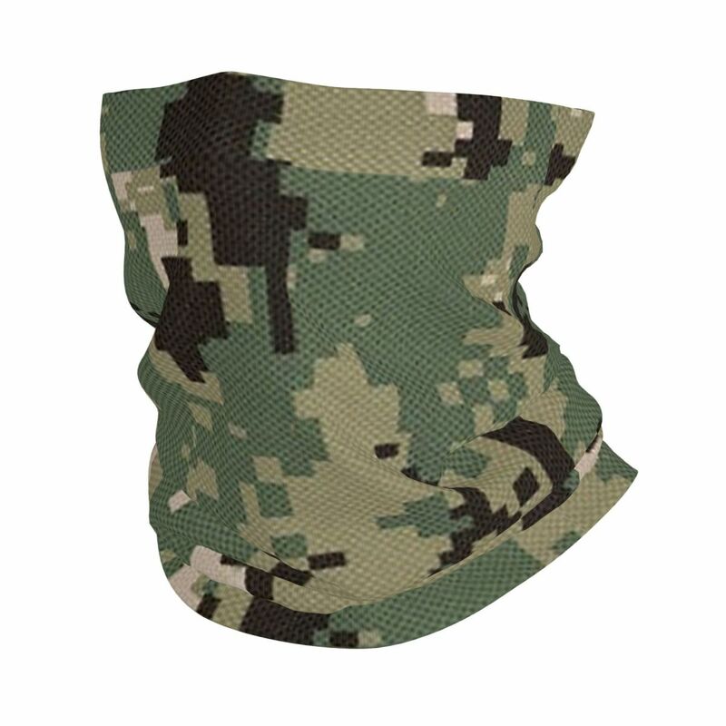 Navy NWU Camo Bandana penutup leher dicetak kamuflase Balaclava syal ajaib hangat hiasan kepala berkendara untuk pria wanita dewasa semua musim