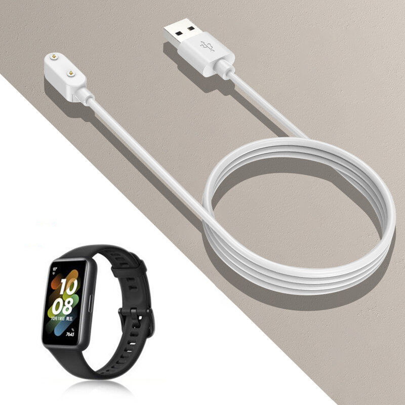 100cm Watch Charger Adapter Cabo de carregamento USB Substituição Relógio de pulso Acessórios para Huawei Band 8 Smart Band