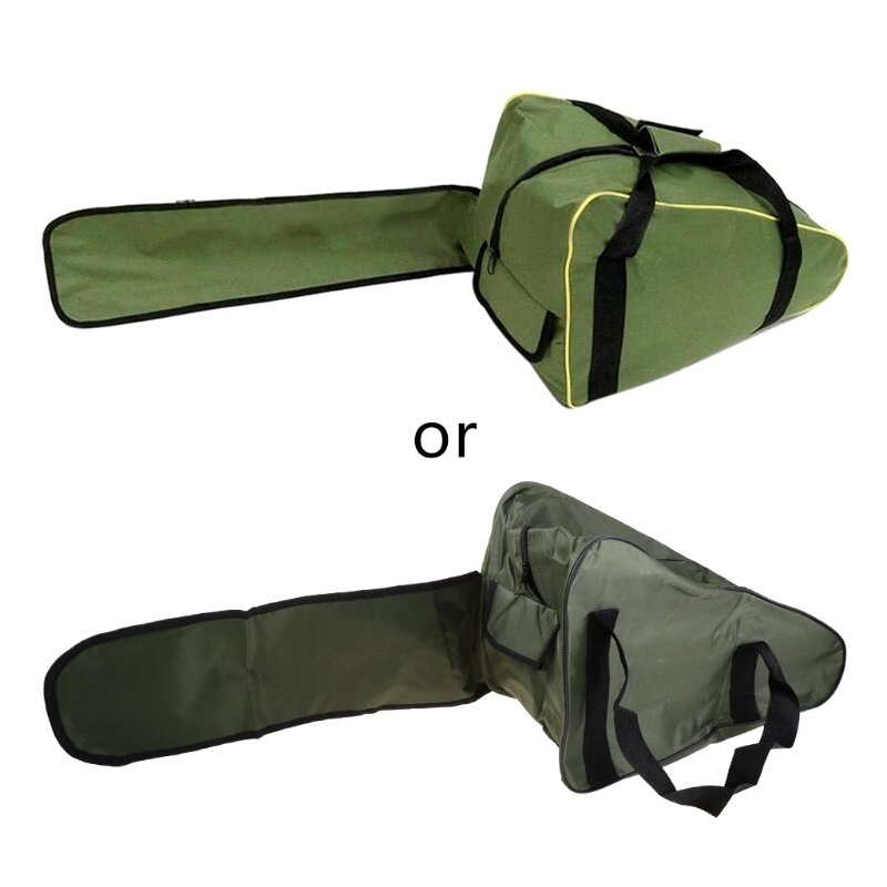 18" Chainsaw Bag Carrying for Case Portable for Protection Waterproof Holder Fit for Chainsaw Storage Bag ArmyGreen