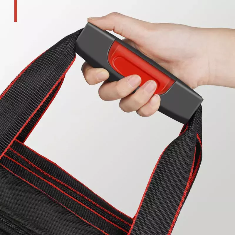 Waterproof Tool Bag with Pockets Handheld Toolkit Oxford Cloth Multifunctional Storage Handbag Electrician Tools Organizer