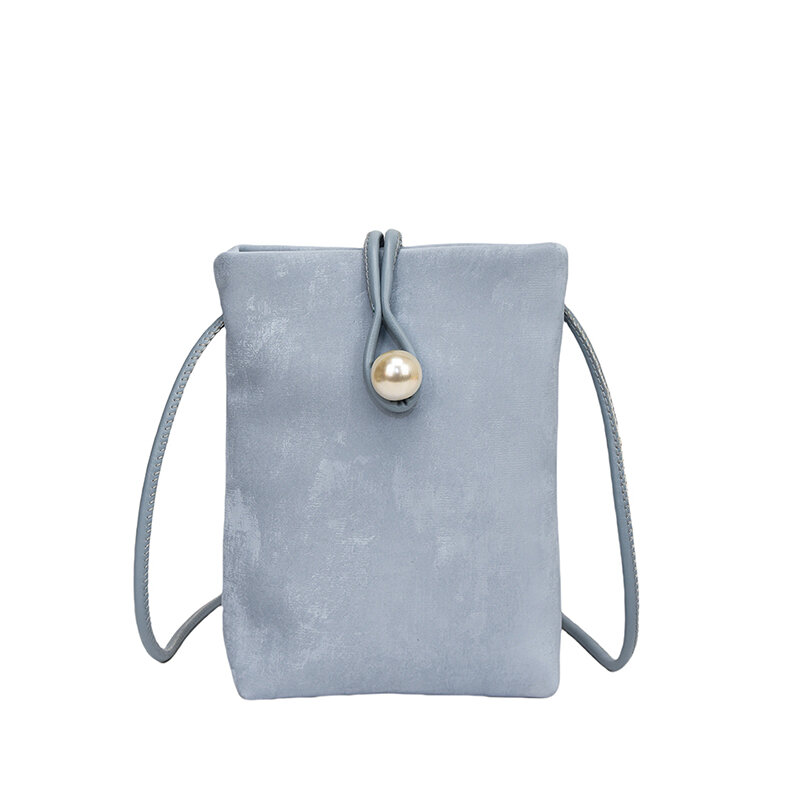 حقائب كروس بودي أحادية اللون للنساء ، محافظ كتف صغيرة وحقائب يد للسيدات ، حقيبة بتصميم بسيط للفتيات ،