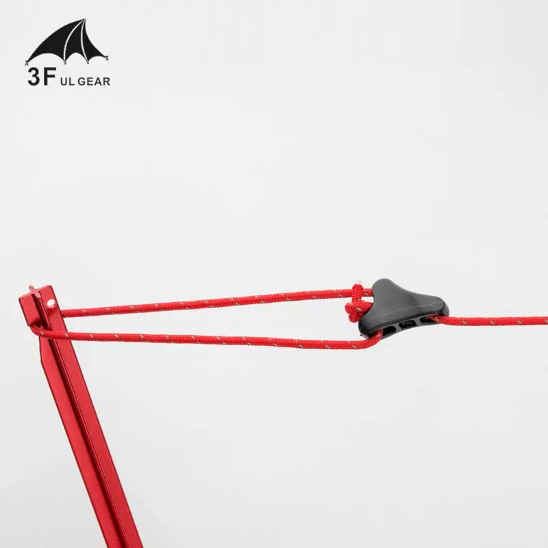 3F UL GEAR-cuerda reflectante multifunción para tienda de campaña, 2/4mm, 20m, 6 nudos gratis, resistente al viento, accesorios para tienda