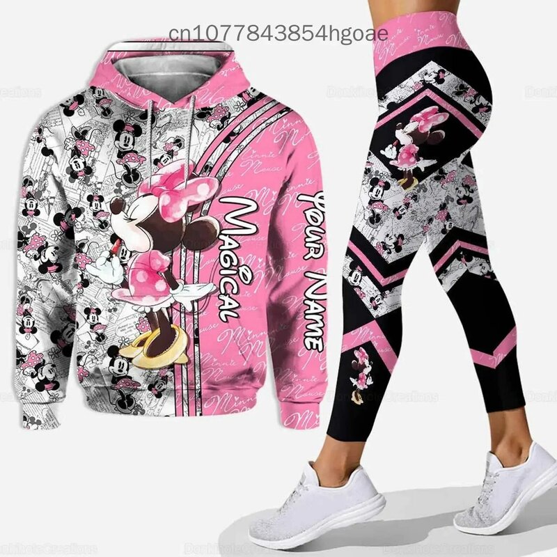 Marie Cat-Sudadera con capucha para mujer, mallas de Yoga para mujer, traje deportivo de Fitness, camiseta sin mangas de Disney, conjunto de Leggings 2024