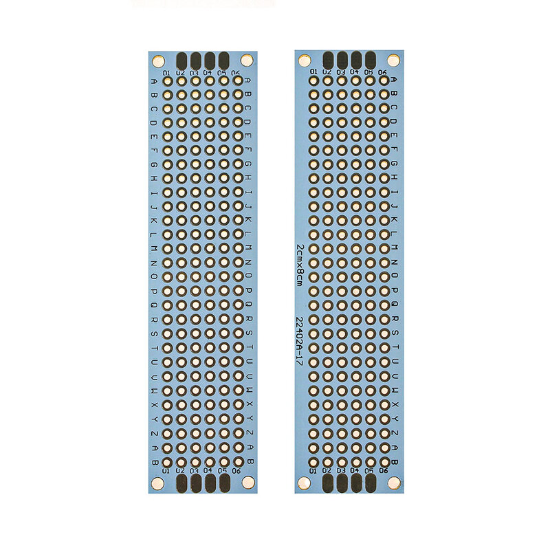 5 قطعة مزدوج الوجهين ثنائي الفينيل متعدد الكلور الأبيض 2X8CM النموذج ثنائي الفينيل متعدد الكلور