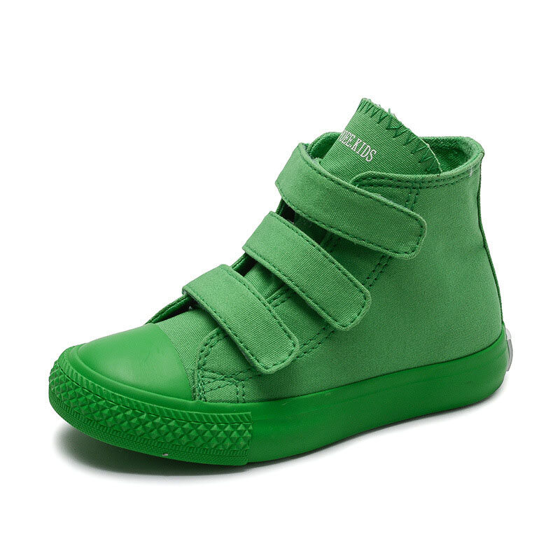 Zapatos de lona de primavera para niños y niñas, Zapatillas altas, deportivas, CSH736