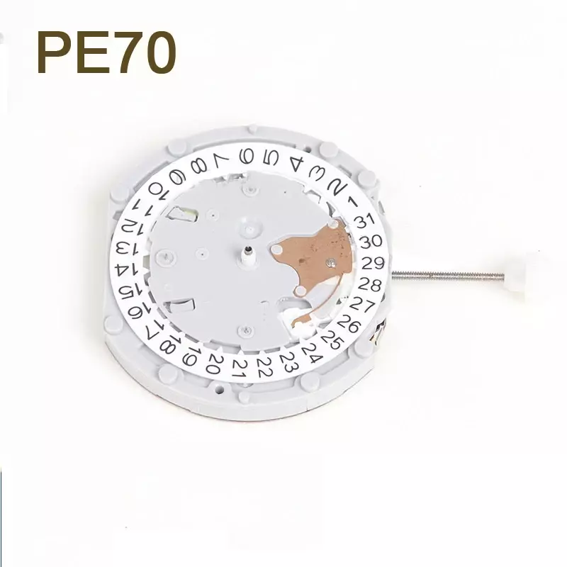 China Shenglong PE70 6-tangan multi-daya gerakan kuarsa 6-9-12 detik kecil gerakan jam tangan kalender tunggal
