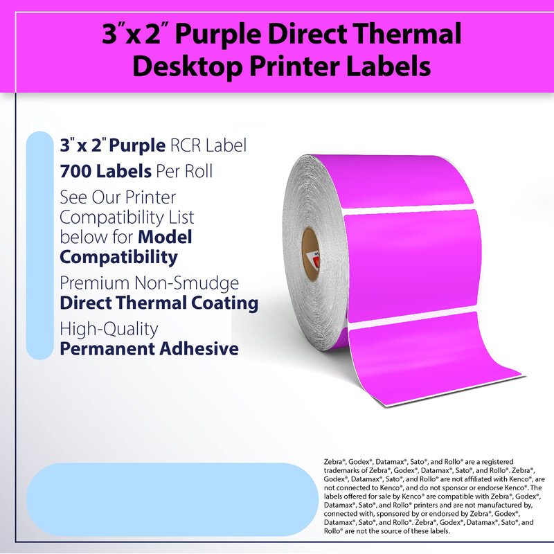 Direct Thermal Perforated Stickers Labels for Barcodes Address Business Labeling Inventory and Color Coding Zebra Rollo Munbyn