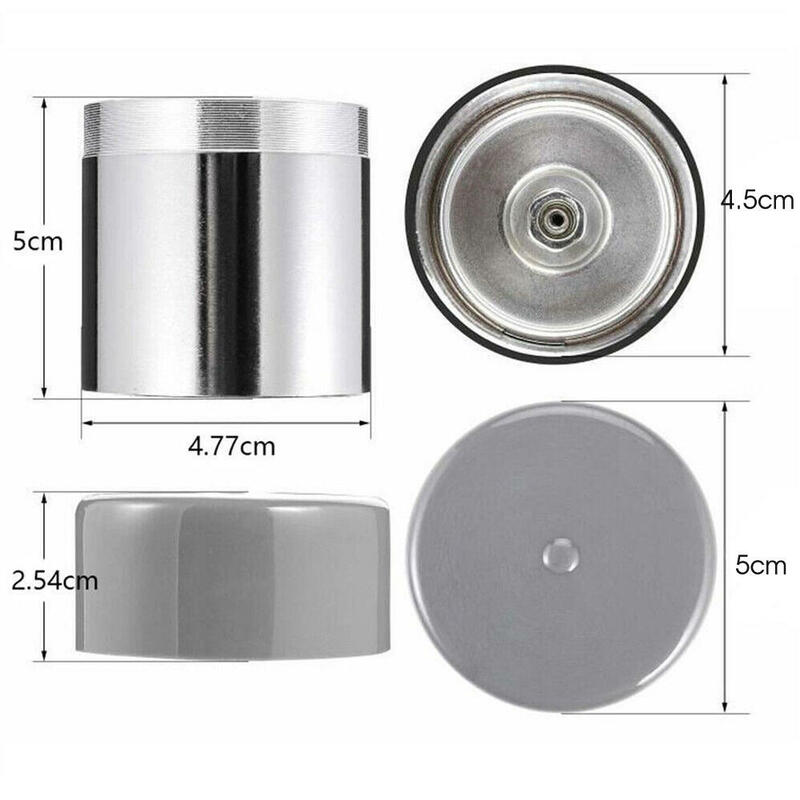 2 Pcs 1.98" Marine Stainless Steel Boat Trailer Bearing Protectors 45mm Bearing Buddies with Protective Cover